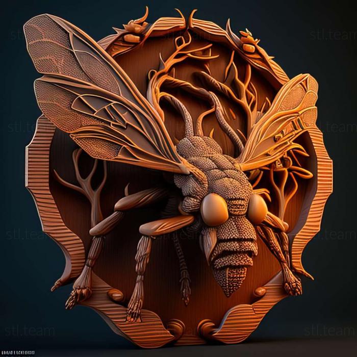 3D модель Lasioglossum albohirtum (STL)